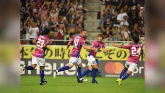 Lukas Podolski scores twice on J-League debut as Vissel Kobe beat Omiya Ardija