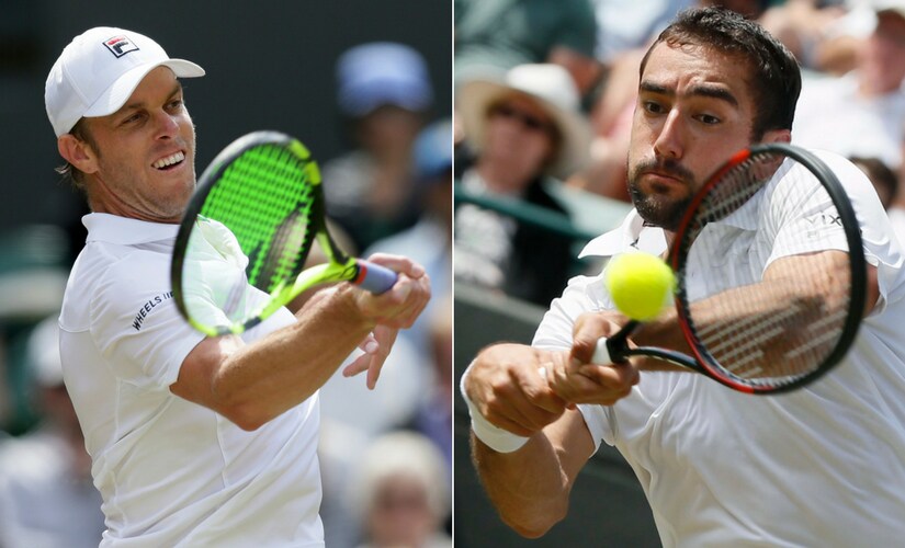 Sam Querrey, left, has never won against Marin Cilic in his career. AP
