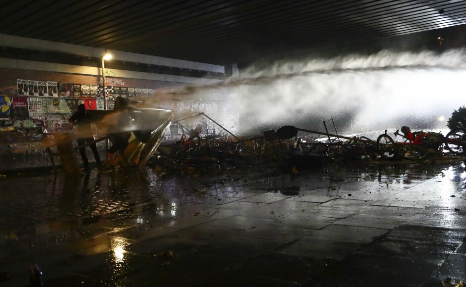 As protests against G20 Summit turned violent on Friday German police fired water canons to disperse protesters. Reuters As protests against G20 Summit turned violent on Friday German police fired water canons to disperse protesters. Reuters