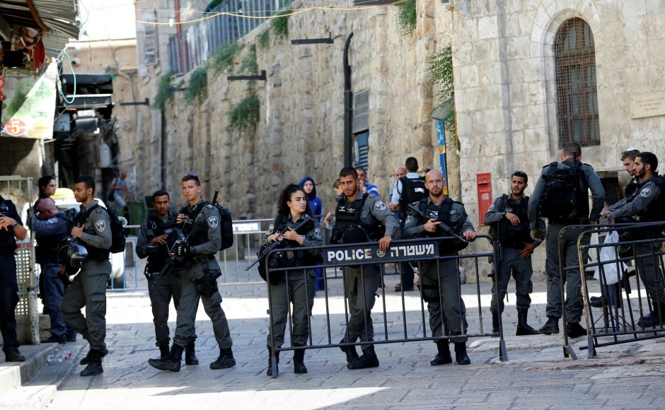 Palestinian president Mahmoud Abbas condemned the attack in a phone call with Israeli prime minister Benjamin Netanyahu, but also said closing down the area could have repercussions. Reuters Palestinian president Mahmoud Abbas condemned the attack in a phone call with Israeli prime minister Benjamin Netanyahu, but also said closing down the area could have repercussions. Reuters