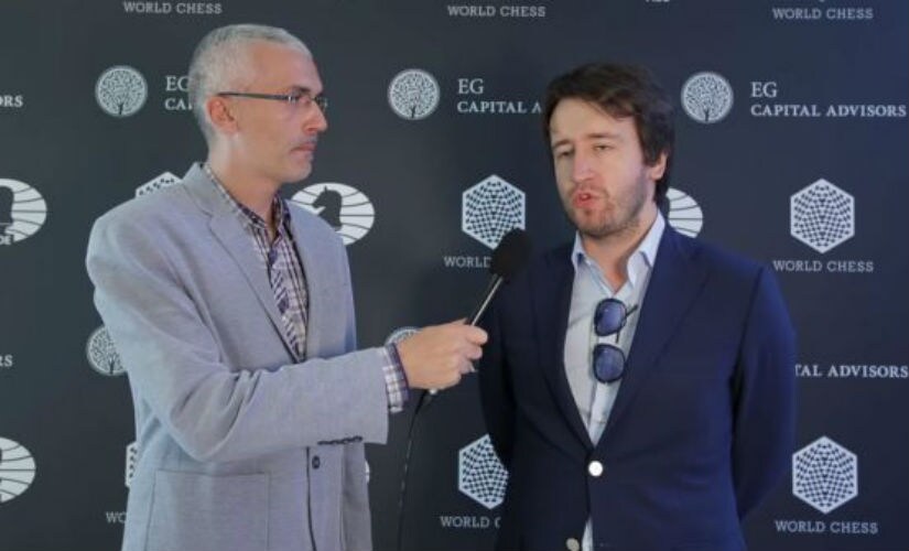 Teimour Radjabov beat Peter Svidler to take sole lead.