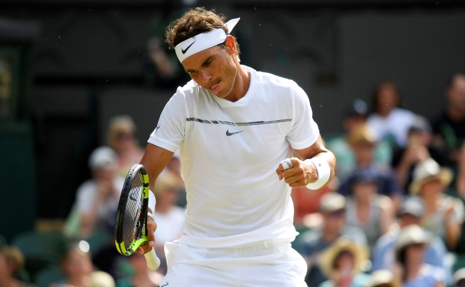 Two-time Wimbledon champion Rafael Nadal defeated Russian Karen Khachanov to progress to last 16. Reuters Two-time Wimbledon champion Rafael Nadal defeated Russian Karen Khachanov to progress to last 16. Reuters