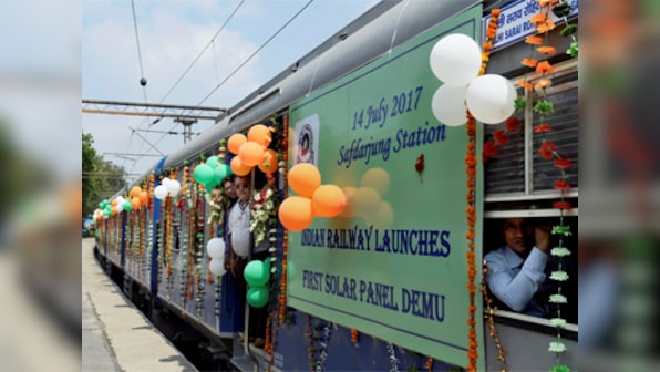Indian Railways launches first solar powered local train in New Delhi