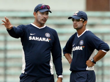  Ravi Shastri and Rahul Dravid |Source AFP