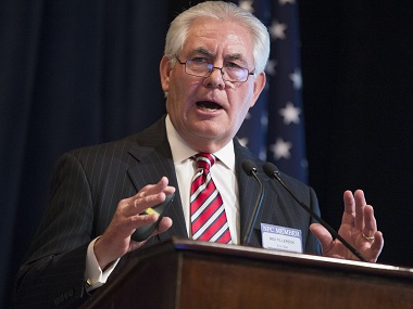 Rex Tillerson says US sanctions will remain until Russia takes the 'first step' to end Ukraine conflict Rex Tillerson says US sanctions will remain until Russia takes the 'first step' to end Ukraine conflict