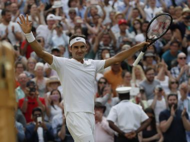 Wimbledon 2015: Roger Federer reaches 50th Grand Slam quarter, Milos Raonic beats Alexander Zverev Wimbledon 2015: Roger Federer reaches 50th Grand Slam quarter, Milos Raonic beats Alexander Zverev