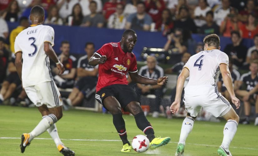 Romelu Lukaku made a disappointing performance on his Manchester United debut. AFP