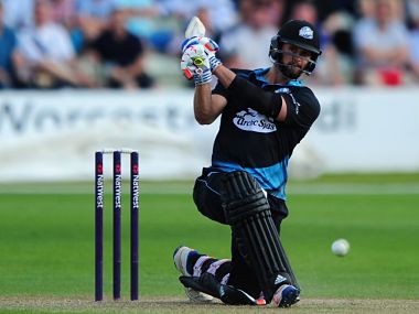 NatWest T20 Blast: Worcestershire's Ross Whiteley hits 6 sixes in an over against Yorkshire NatWest T20 Blast: Worcestershire's Ross Whiteley hits 6 sixes in an over against Yorkshire