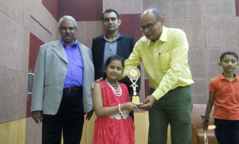 One of Sahithi’s first trophies was at the under-9 Nationals in Ahmedabad.