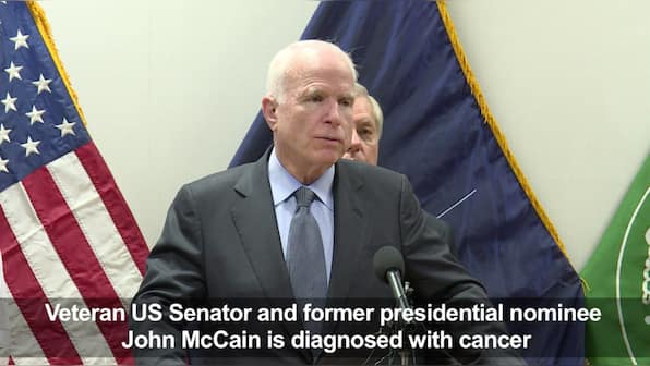 Watch: US Senator John McCain diagnosed with brain cancer