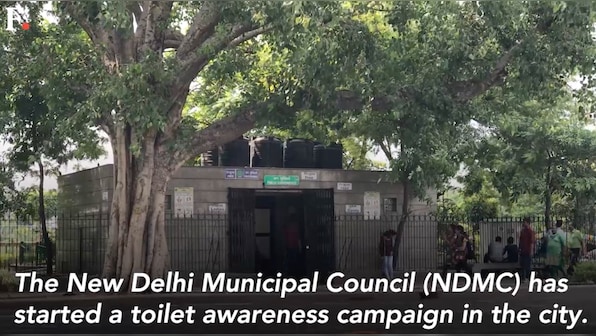 Watch: In Delhi, people can now rate public toilets using the NDMC app