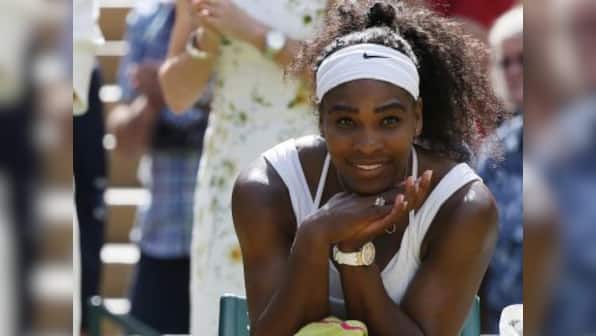 Watch: Serena Williams makes up for Wimbledon absence, hits court for light drills despite pregnancy