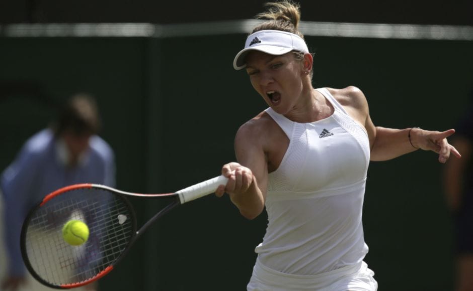 World No 2 Simona Halep of Romania defeated China's Peng Shuai to reach the fourth round of Wimbledon. AP World No 2 Simona Halep of Romania defeated China's Peng Shuai to reach the fourth round of Wimbledon. AP
