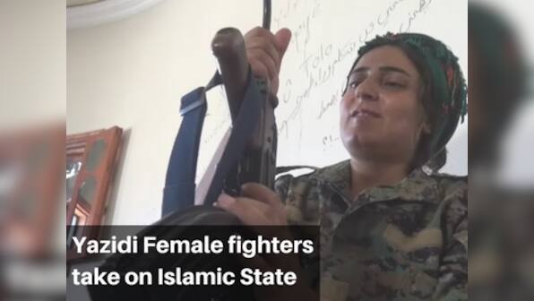 Watch: Sold by Islamic State in Raqa, Yazidi female fighters back for revenge
