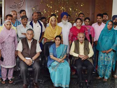 Sushma Swaraj to hold talks with Iraqi govt on 39 Indians abducted by Islamic State Sushma Swaraj to hold talks with Iraqi govt on 39 Indians abducted by Islamic State