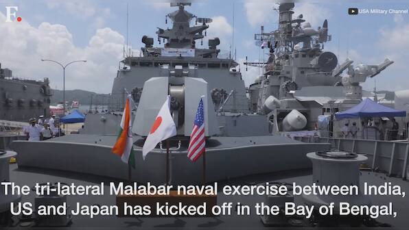 Malabar Naval Exercise: Wary China calls war games a 'security concern' as India, US and Japan come closer