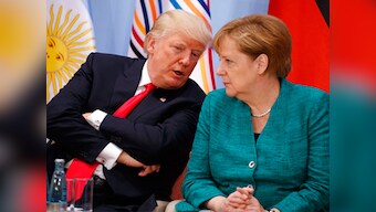 Donald Trump holds talks with Emmanuel Macron, Angela Merkel; discusses 'joining forces to counter' China’s trade practices
