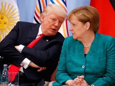 Donald Trump congratulates Angela Merkel for election victory, discusses Iran's 'malign' activities in Middle East