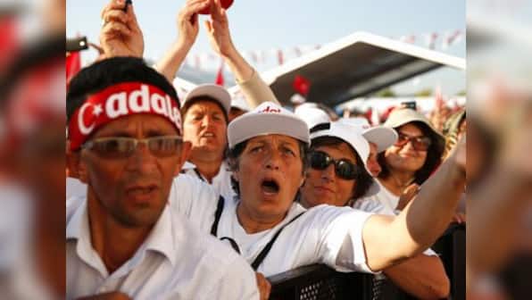Turkey's Opposition holds mass 'justice' rally in challenge to President Erdogan