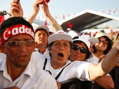 Turkey's Opposition holds mass 'justice' rally in challenge to President Erdogan Turkey's Opposition holds mass 'justice' rally in challenge to President Erdogan