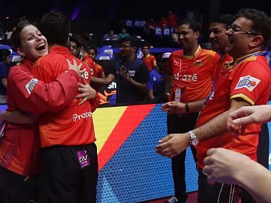 Ultimate Table Tennis 2017: Shaze Challengers defeat Dabang Smashers TTC 14-9 to storm into final Ultimate Table Tennis 2017: Shaze Challengers defeat Dabang Smashers TTC 14-9 to storm into final