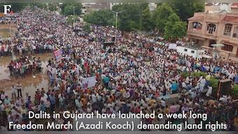 Jignesh Mevani, Kanhaiya Kumar demand land for Dalits, detained for taking out 'Freedom March'