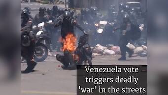 Watch: Venezuela vote triggers deadly 'war' in the streets