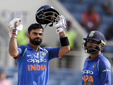 India vs West Indies 5th ODI: Virat Kohli reposes faith in MS Dhoni's abilities after clinching series India vs West Indies 5th ODI: Virat Kohli reposes faith in MS Dhoni's abilities after clinching series