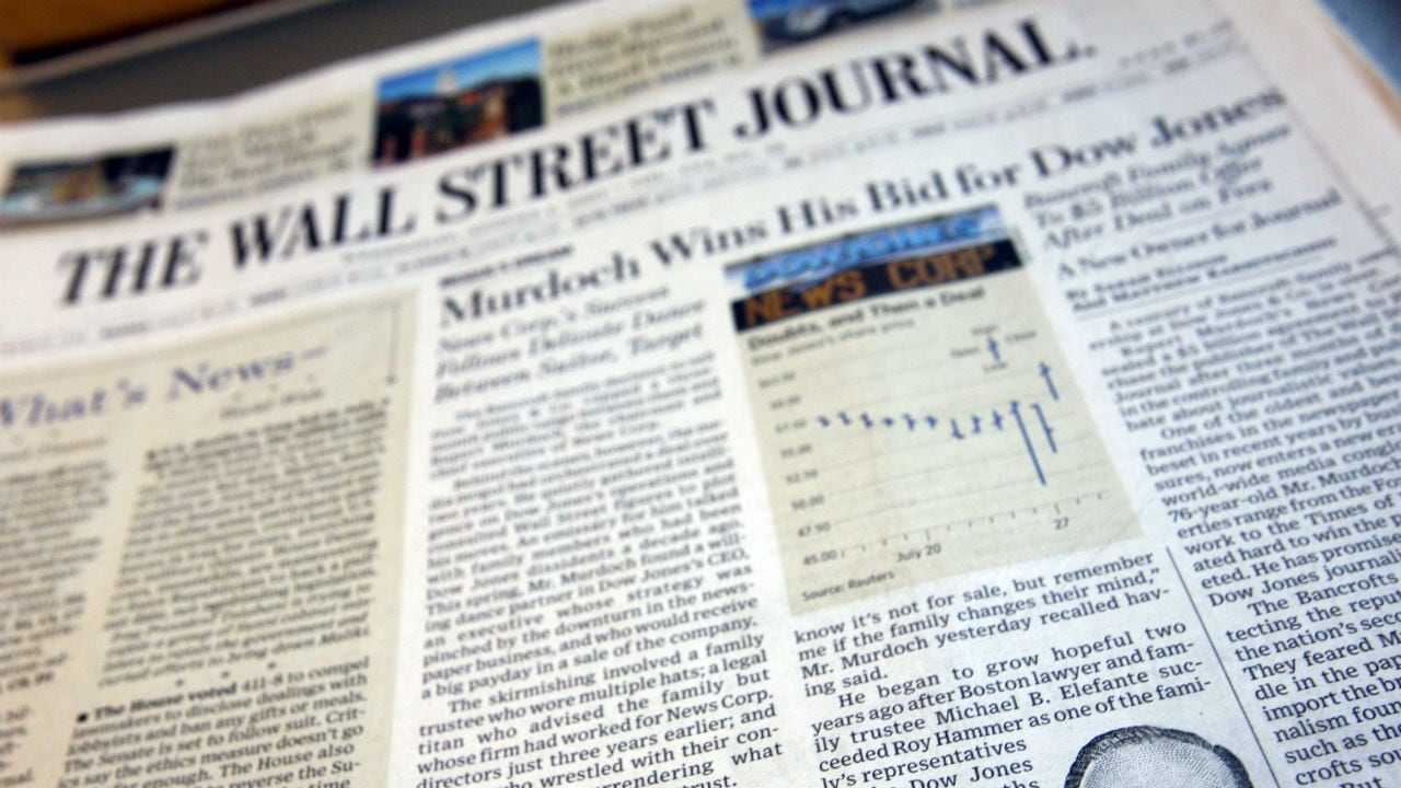 The wall street journal сообщило