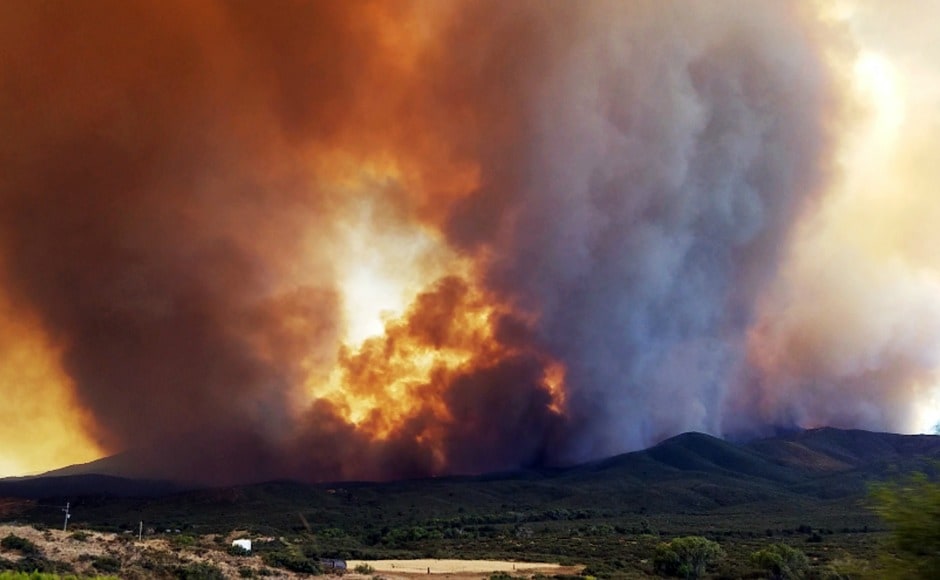 Around 220 wildfires are currently burning across British Columbia. Officials said 97 were sparked on Saturday alone. AP Around 220 wildfires are currently burning across British Columbia. Officials said 97 were sparked on Saturday alone. AP