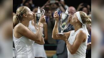 Wimbledon 2017: Ekaterina Makarova, Elena Vesnina serve up double-bagel to win women's doubles title