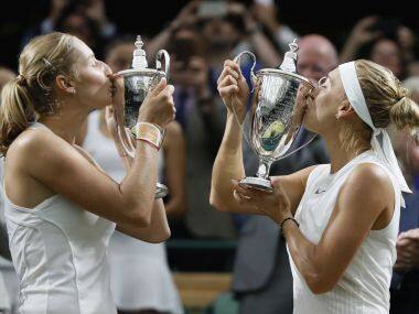 Wimbledon 2017: Ekaterina Makarova, Elena Vesnina serve up double-bagel to win women's doubles title