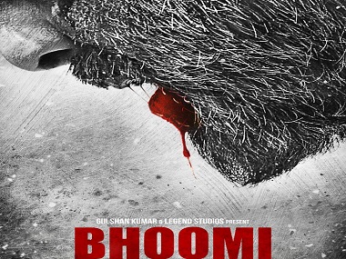 Bhoomi: First look reveals only Sanjay Dutt's blood-soaked lip while maintaining mystery Bhoomi: First look reveals only Sanjay Dutt's blood-soaked lip while maintaining mystery