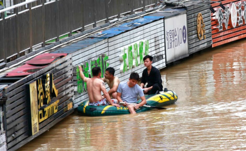At least 56 people have been killed and 22 others missing as heavy rains left a trail of destruction in 11 Chinese provinces, authorities said on Tuesday. AP At least 56 people have been killed and 22 others missing as heavy rains left a trail of destruction in 11 Chinese provinces, authorities said on Tuesday. AP