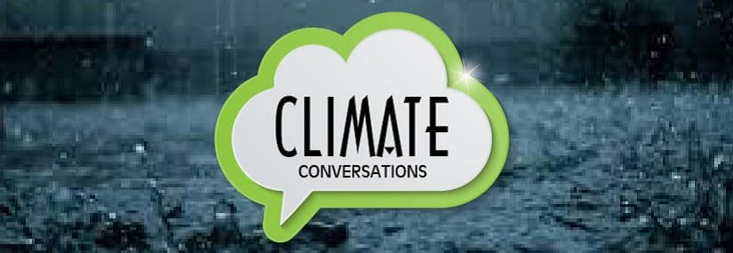 climate conversations logo for mridula ramesh