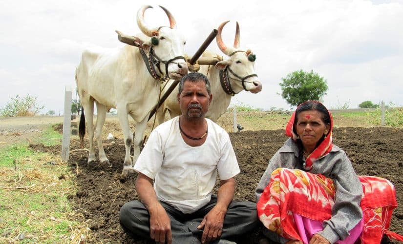 In Anjanwati village, Beed district, Bhagwan Yedhe and his wife Sakharbai are also deep in debt: ‘Why would I want my sons to lead this life full of uncertainty?’ he asks. Image by Parth MN