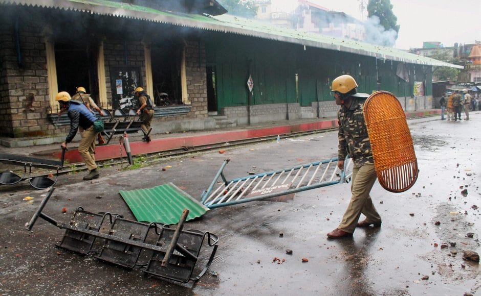The GJM had claimed that two youths were killed in police firing on Saturday. However, the police had said they did not have any report<br />of firing. PTI The GJM had claimed that two youths were killed in police firing on Saturday. However, the police had said they did not have any report<br />of firing. PTI