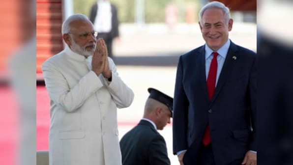 Narendra Modi in Israel: PM gets accorded Guard of Honour on 'ground-breaking' visit