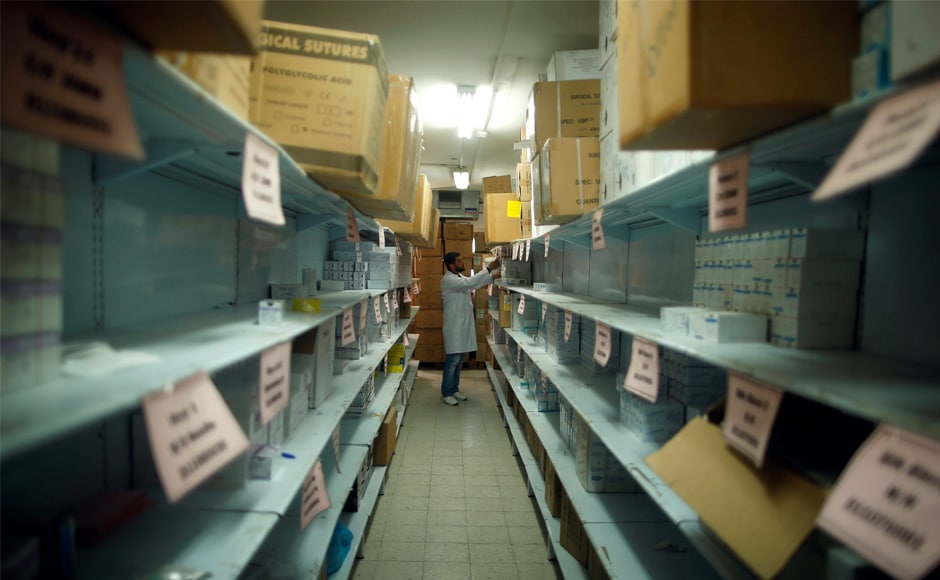 An employee checks medicines at a medicine warehouse run by health ministry, in Gaza City. In what is seen as the latest step in an effort to force Hamas to relinquish its control of Gaza, Abbas in June reduced the payments the PA makes to Israel for electricity it supplies to the territory. Reuters An employee checks medicines at a medicine warehouse run by health ministry, in Gaza City. In what is seen as the latest step in an effort to force Hamas to relinquish its control of Gaza, Abbas in June reduced the payments the PA makes to Israel for electricity it supplies to the territory. Reuters