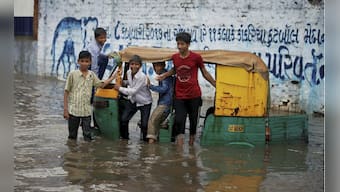 Monsoon fury hits India: Three dead in Gujarat floods, heavy rains lash West Bengal