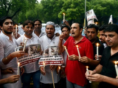 Amarnath yatra terror attack: Protesters at Jantar Matar say cannot let violence eat us up Amarnath yatra terror attack: Protesters at Jantar Matar say cannot let violence eat us up