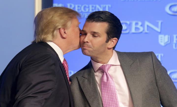 Donald Trump Jr is getting roasted on late night US comedy shows