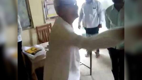Maharashtra minister Ranjit Patil's father slaps, abuses Akola school employee for recording his visit