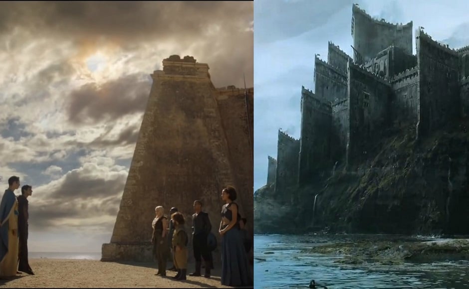 Not only people, but places have also seen huge transformations. Until now in Game of Thrones, Daenerys was shown outside Westeros, mainly in Meereen and its huge pyramids. But now she has returned to her birth-place Dragonstone. Images from Twitter