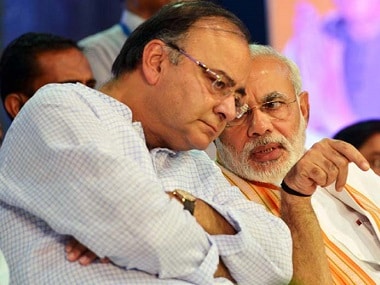 File image of Narendra Modi and Arun jaitley. PTI