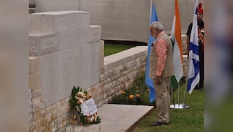 Narendra Modi in Israel: PM visits Haifa cemetery to pay homage to Indian soldiers