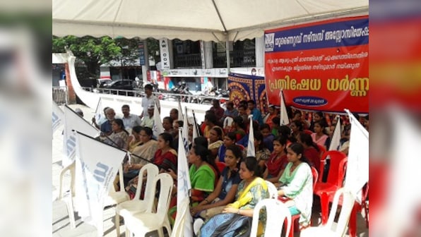 Kerala nurses' protest against paltry pay draws huge support from diaspora