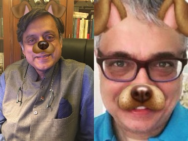 AIB meme row: Shashi Tharoor, Derek O’Brien troll the trolls, post selfies with 'dog filter challenge' AIB meme row: Shashi Tharoor, Derek O’Brien troll the trolls, post selfies with 'dog filter challenge'