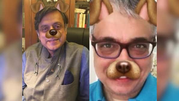 AIB meme row: Shashi Tharoor, Derek O’Brien troll the trolls, post selfies with 'dog filter challenge'