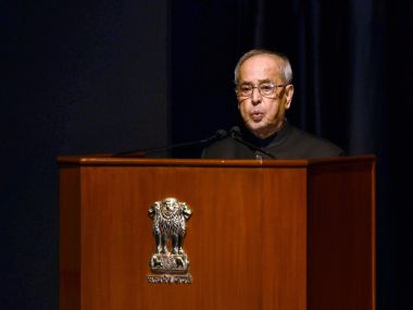 Former president Pranab Mukherjee enters new home at 10, Rajaji Marg Former president Pranab Mukherjee enters new home at 10, Rajaji Marg
